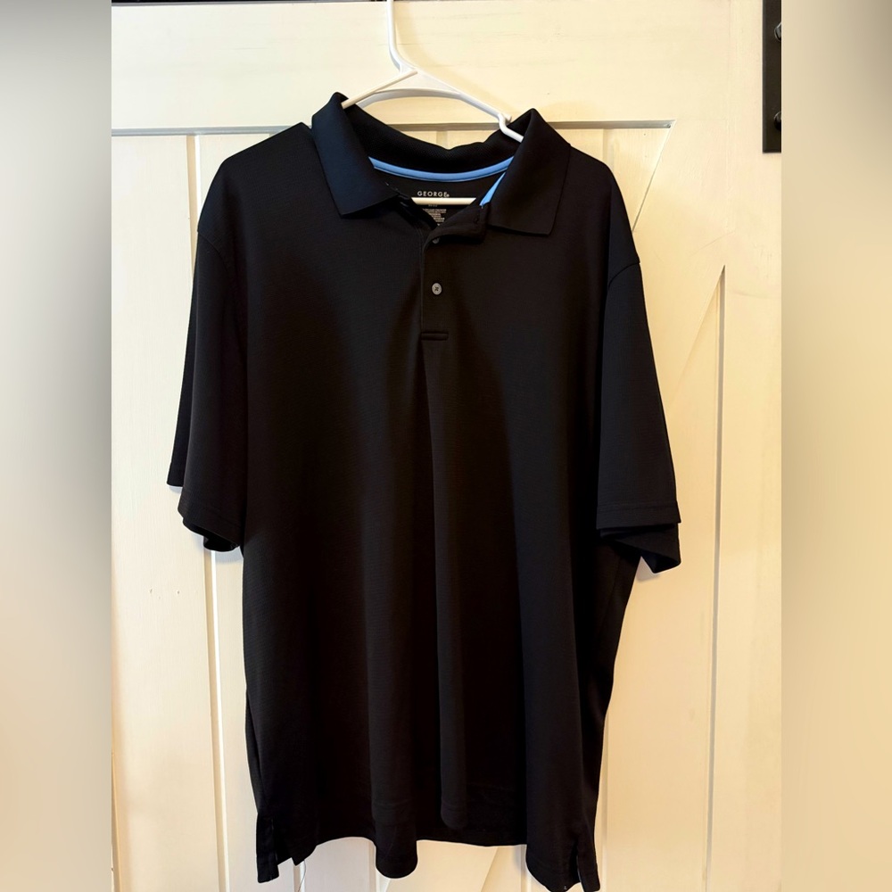 George golfing polo
